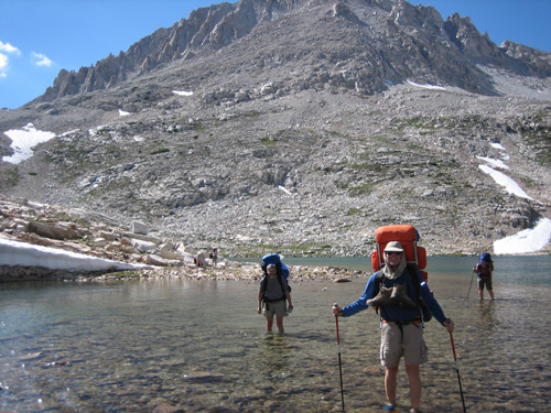 The only way around Lake Italy was through Lake Italy.