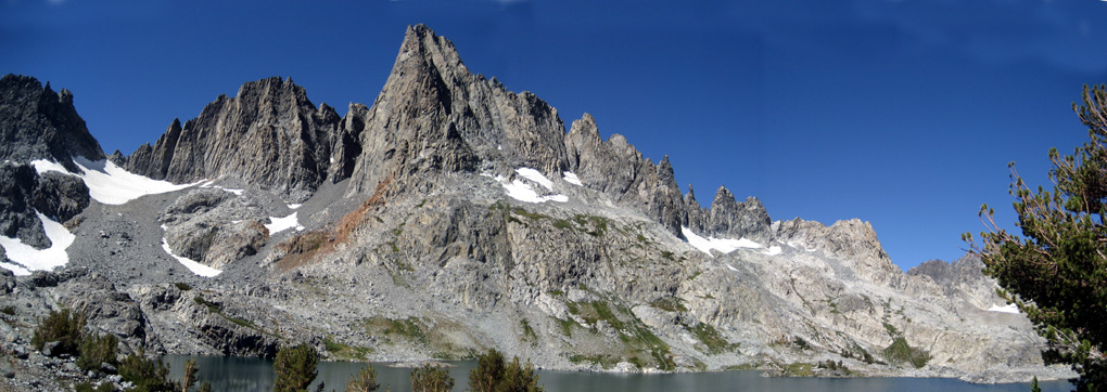 Cecile Lake and Clyde Minaret