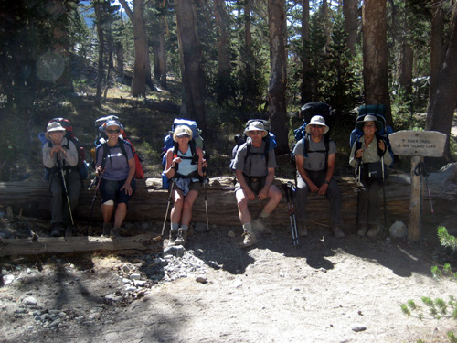 Hiking out on the High Trail