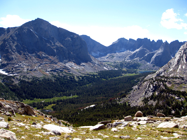 Descent into Lizard Head Meadows