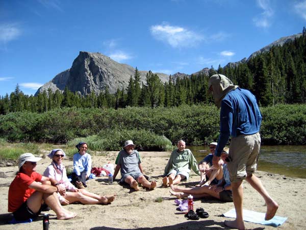 Sand Bar on the North Fork of the Popo Agie River in Lizard Head Meadows