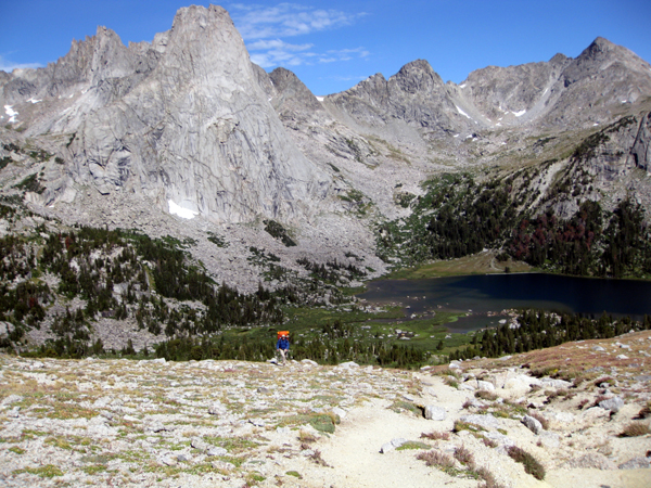 Ascending toward Jackass Pass