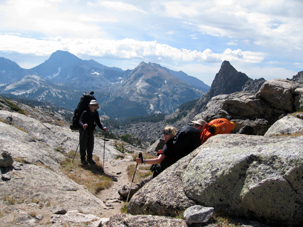 Descending from Jackass Pass