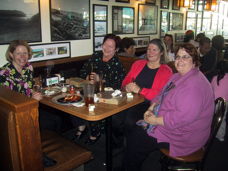 Mystery Hysterions Round Table Pacifica California Terry Toni Marie And Maggie Photographer Jay Come To Consensus On The Group Name Hysterions Is Born